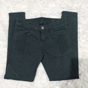 American Eagle Outfitters dark green denim jeans Súper Stretch Dark Moto